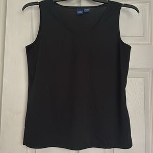 Basic Editions Black Sleeveless Tank Top